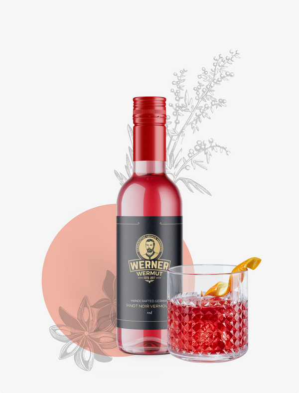 Werner Wermut PN Red 0,375l- Flasche