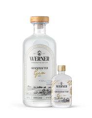 Werner Grafschafter Gin 0,04l, Bester Gin Deutschlands 2023, 100/100 Punkte DLG